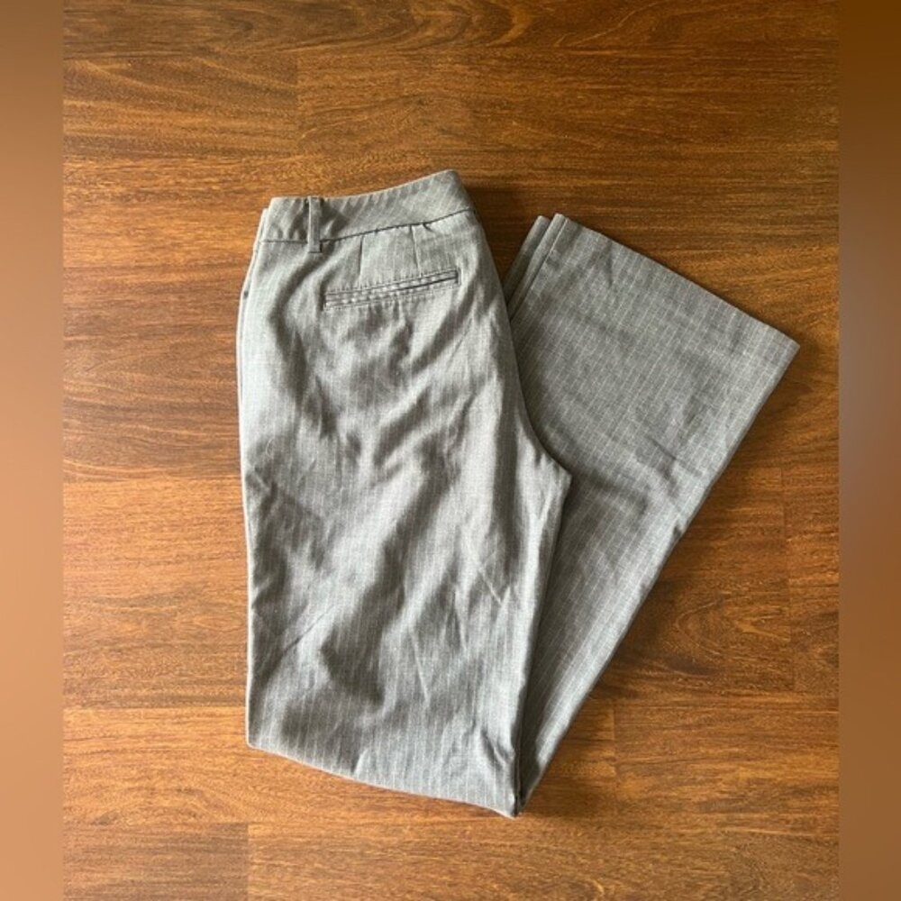 NY&C Gray Stretch Bootcut Dress Pants | Size 6 Average | Office Career